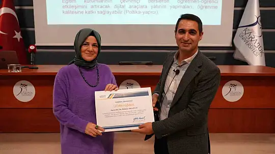 KBÜ'de Tez Yazım Seminer Dizisi devam ediyor