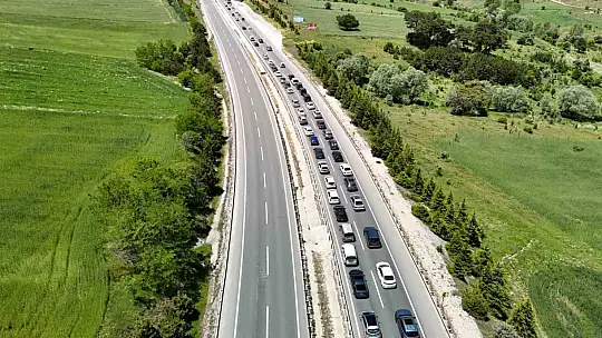 Kemikli Rampaları'nda tatil dönüşü yoğunluğu başladı