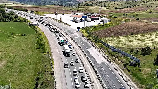 Kemikli Rampaları'nda tatil dönüşü yoğunluğu başladı