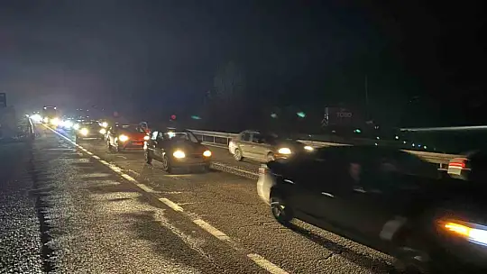 Kemikli Rampaları'nda trafik durma noktasına geldi