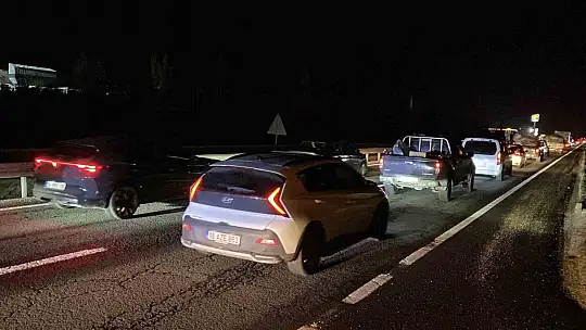 Kemikli Rampaları'nda trafik durma noktasına geldi