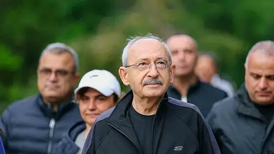Kılıçdaroğlu, Abant Gölü çevresinde yürüyüş yaptı