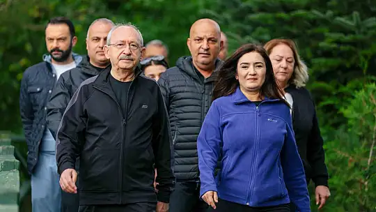 Kılıçdaroğlu, Abant Gölü çevresinde yürüyüş yaptı