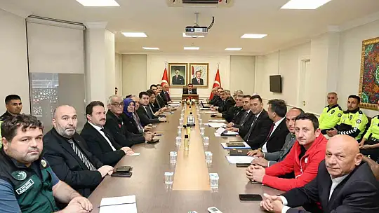 Kış tedbirleri için bir araya geldiler