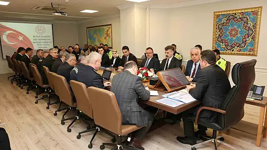 Kış tedbirleri için bir araya geldiler