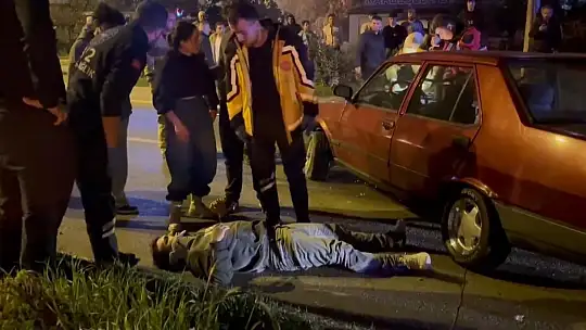 Elektrik direğine çarptı: 1 yaralı