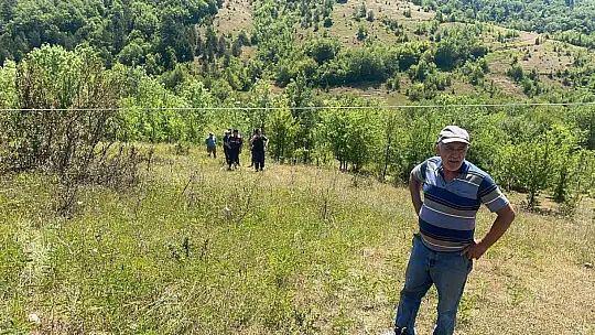 Kopan yüksek gerilim hattı teli yangına sebep oldu
