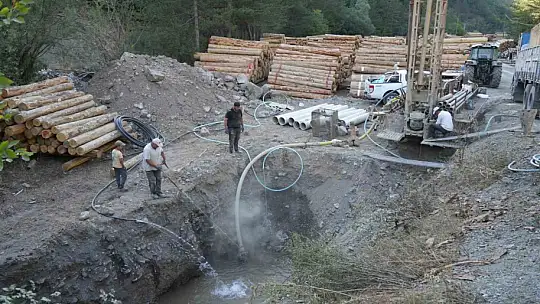 Köylülerden içme suyu için sondaj çalışması yapan Kastamonu Belediyesine tepki: