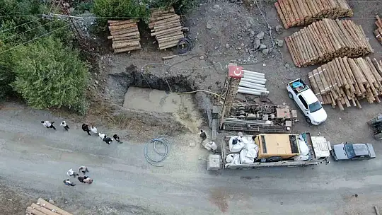 Köylülerden içme suyu için sondaj çalışması yapan Kastamonu Belediyesine tepki: