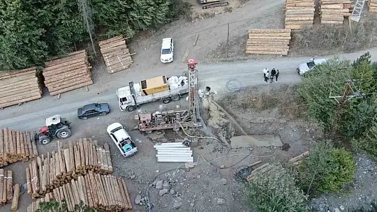 Köylülerden içme suyu için sondaj çalışması yapan Kastamonu Belediyesine tepki:
