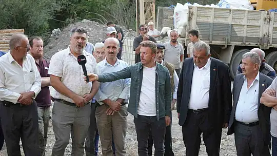 Köylülerden içme suyu için sondaj çalışması yapan Kastamonu Belediyesine tepki: