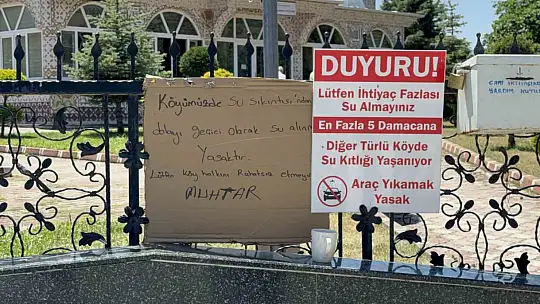 Kuraklığa çare arayan köylülerden yağmur duası