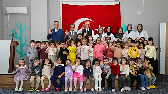 Kuran kursunun minik öğrencileri ile bir araya geldi