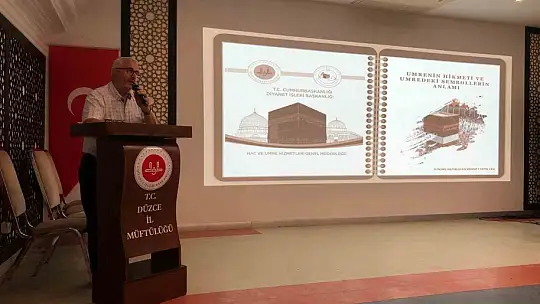 Kutsal topraklara gideceklere seminer