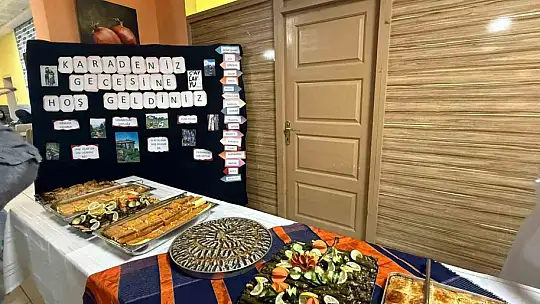 KYK yurtlarında Karadeniz etkinliği