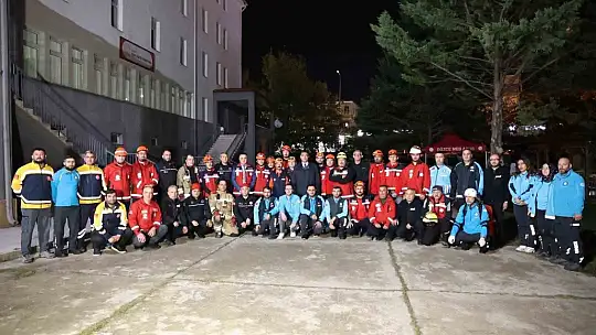Lise pansiyonunda kurtarma tatbikatı