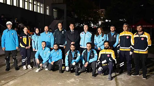 Lise pansiyonunda kurtarma tatbikatı