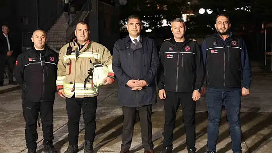 Lise pansiyonunda kurtarma tatbikatı