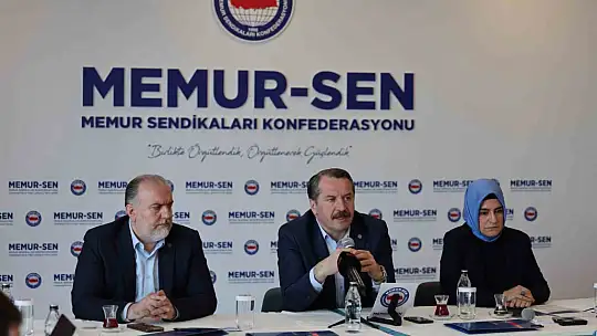 Memur-Sen Genel Başkanı Yalçın açıkladı