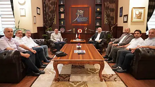 Memur-Sen Karabük Şubesi'nden Rektör Kırışık'a ziyaret