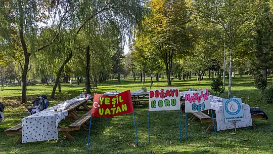 Minik ellerden kuşlara sıcak yuva