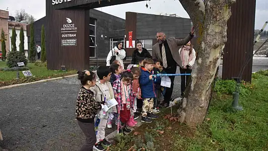 Minik öğrenciler bahçe bitkilerini öğrendi