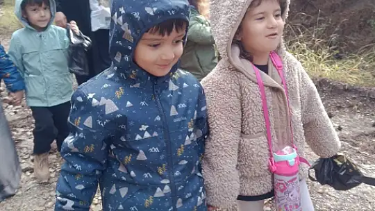 Minik öğrencilere doğa sevgisi aşılandı