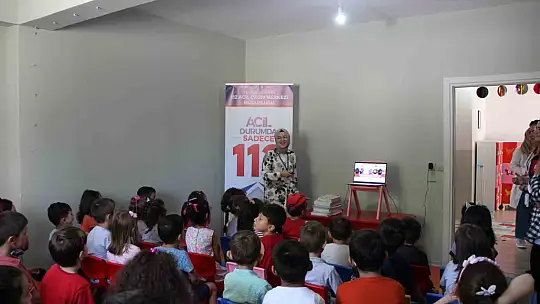 Miniklere 112 anlatıldı