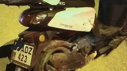 Motosiklet ile otomobil çarpıştı: 1 yaralı