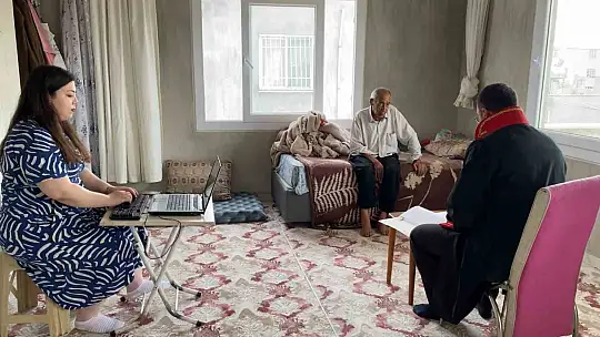 Müştekinin ifadesi için 'Evde Adalet Hizmeti' uygulamasıyla evde mahkeme kuruldu
