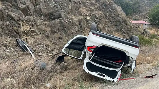 Nişanlısını görmeye giderken ölümden döndü