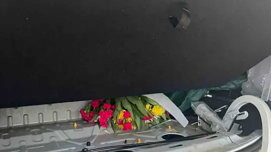 Nişanlısını görmeye giderken ölümden döndü