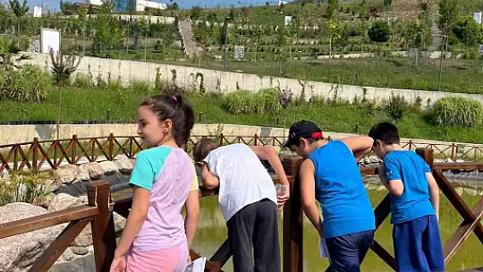 Öğrenciler botanik bahçesinde doğayla buluştu