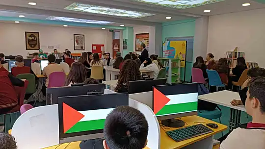 Öğrencilerden Gazze'ye anlamlı destek