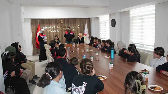 Öğrencilere tarımın ve doğal kaynaklarının önemi anlatıldı