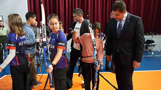 Okçuluk sporu için yatırımlar devam ediyor