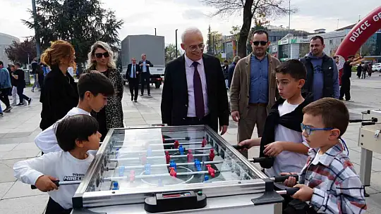 Okula mola, spora fora etkinliğiyle gençler spora doydu