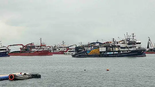 Olumsuz hava şartları nedeniyle tekneler Ereğli Limanı'na sığındı