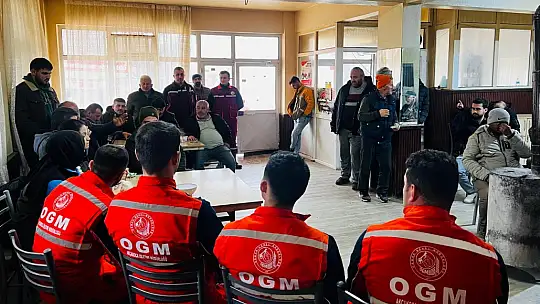 Orman köylüsüne yangınlarla ilgili bilgilendirme