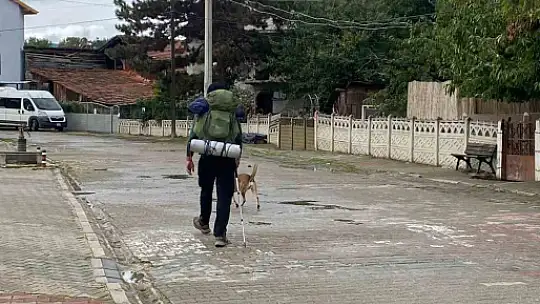 Orman yangınları sonrası yola çıktı, 71. fidanını Bolu'da dikti