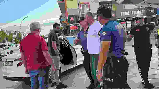 Ortalığı birbirine katıp, polise saldırmaya kalkışan sürücüye 350 bin lira ceza