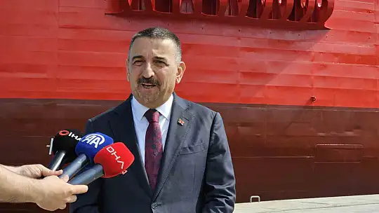 Osman Gazi Gemisi Filyos Limanı'nda