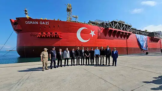 Osman Gazi Gemisi Filyos Limanı'nda