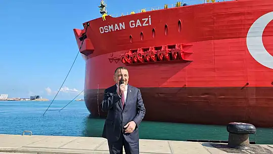 Osman Gazi Gemisi Filyos Limanı'nda