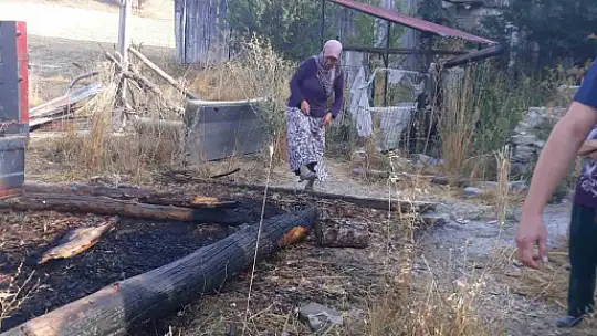 Otluk arazide çıkan yangın büyümeden söndürüldü