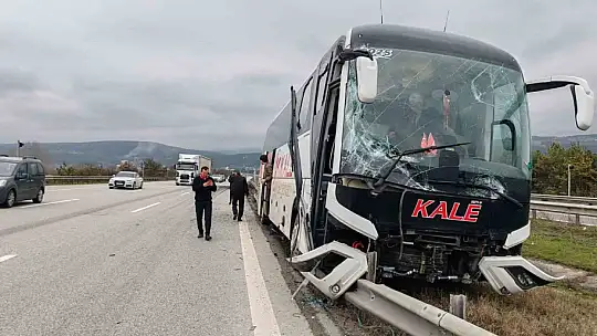 Otobüs şoförünün manevrası faciayı önledi: O anlar kamerada