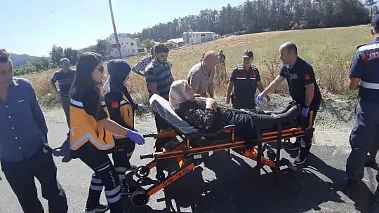 Otomobil kamyonete çarptı: 1 yaralı
