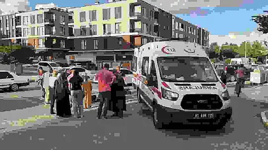 Otomobile çarpmamak için manevra yapınca bisikletten düştü