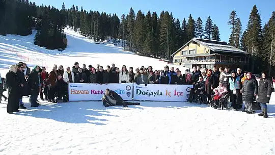 Özel bireyler, Ilgaz Dağı'nda doyasıya eğlendi