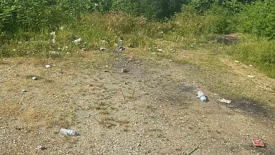 Piknikçiler kirletti, ekipler temizledi